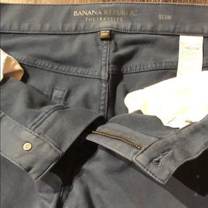 Banana Republic Travelers Chinos - Royal Blue